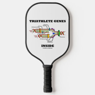 Raquette De Pickleball Gènes Triathlète à l'intérieur de la réplication d