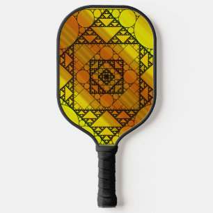 Raquette De Pickleball Géométrie fractale