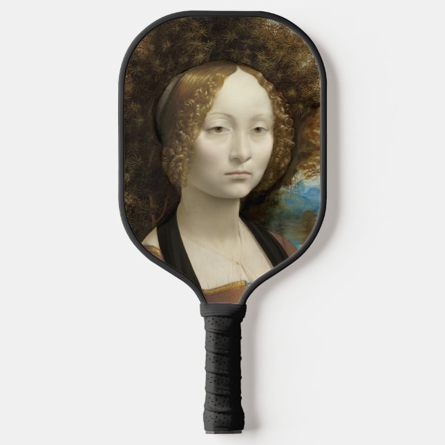 Raquette De Pickleball Ginevra de' Benci Leonardo da Vinci (Recto)
