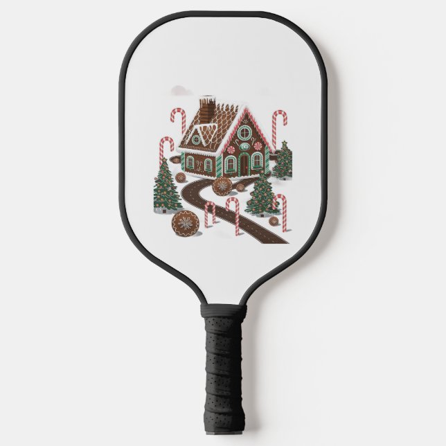 Raquette De Pickleball Gingerbread Cookie Wonderland (Recto)