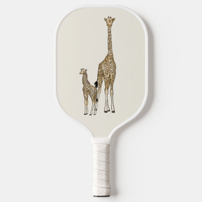 Raquette De Pickleball girafe (Recto)
