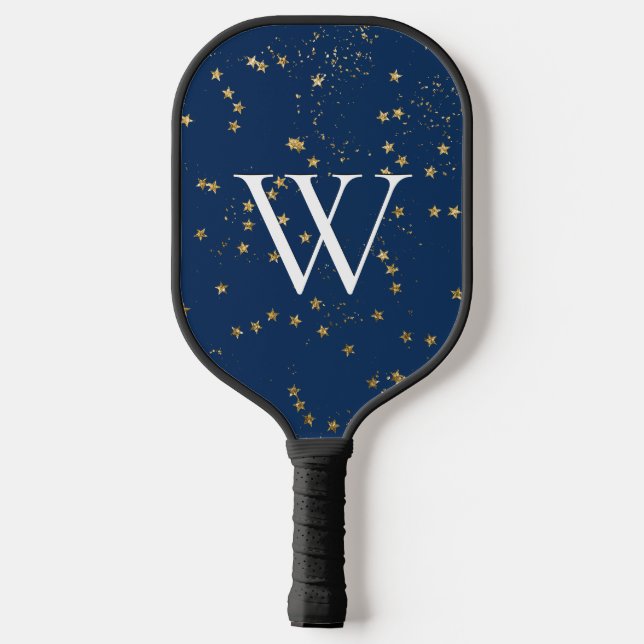 Raquette De Pickleball Gold Starry Night Novelty (Verso)