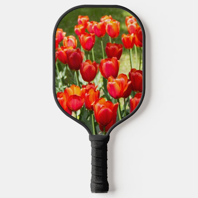 Raquette De Pickleball Grand champ de tulipes rousses (Recto)