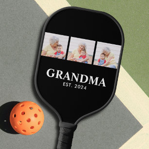 Raquette De Pickleball Grand-mère a établi moderne gras noir 3 Photo