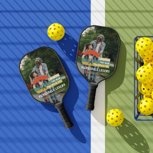 Raquette De Pickleball Grandpa Pickleball Legend   Photo personnalisée