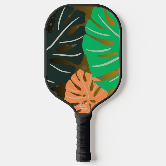 Raquette De Pickleball Gras Monstera Leaf Pickleball Paddle (Recto)