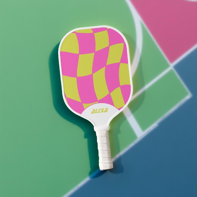 Raquette De Pickleball Gras Pink Lime Green Super (Créateur téléchargé)
