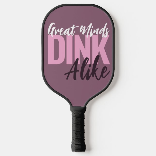 Raquette De Pickleball Great Minds Dink Alike Custom Monogram (Recto)