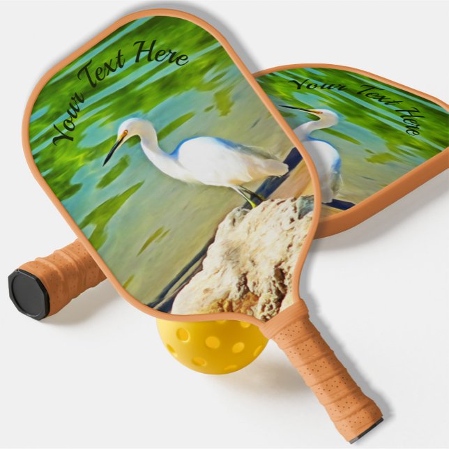 Raquette De Pickleball Grue Sur La Rivière Mismaloya 0335 (Créateur téléchargé)