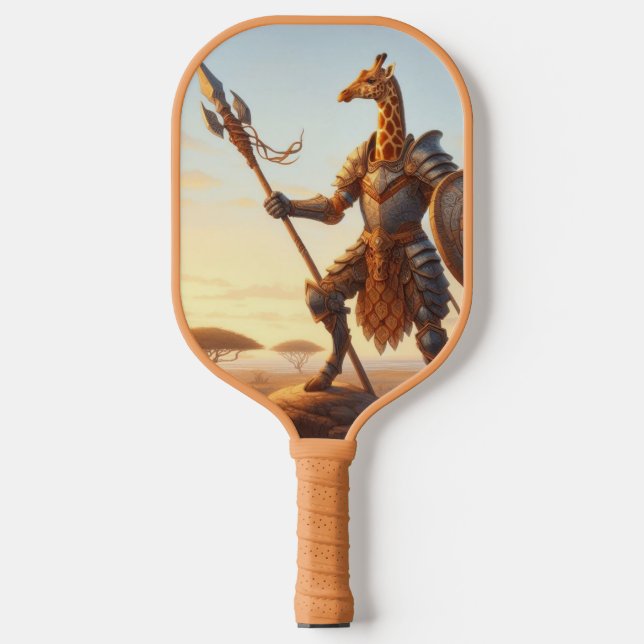 Raquette De Pickleball Guerrier de girafe (Recto)