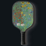 Raquette De Pickleball Gustav Klimt - Jardin de campagne avec tournesols<br><div class="desc">Jardin de campagne avec des tournesols / Jardin de ferme avec des tournesols - Gustav Klimt en 1905-1906</div>