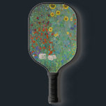 Raquette De Pickleball Gustav Klimt - Jardin de campagne avec tournesols<br><div class="desc">Jardin de campagne avec des tournesols / Jardin de ferme avec des tournesols - Gustav Klimt en 1905-1906</div>