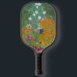 Raquette De Pickleball Gustav Klimt - Jardin des fleurs<br><div class="desc">Jardin aux fleurs - Gustav Klimt en 1905-1907</div>