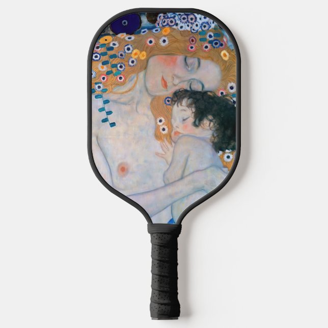 Raquette De Pickleball Gustav Klimt - Mère et Enfant (Recto)