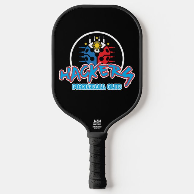 Raquette De Pickleball Hackers Pickleball Club Pickleball Paddle (Recto)