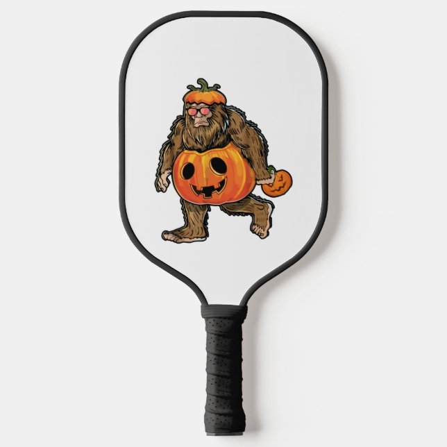 Raquette De Pickleball Halloween Citrouille Bigfoot (Recto)