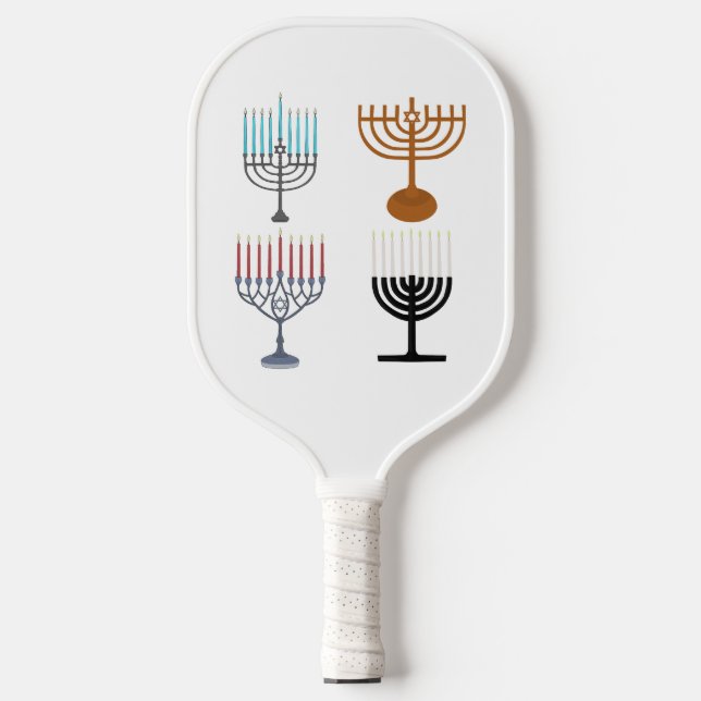 Raquette De Pickleball Hanoukka religion judaïsme juif (Recto)