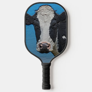 Raquette De Pickleball Happy Cow Portrait