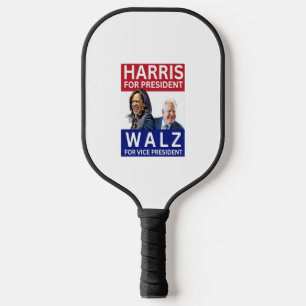 Raquette De Pickleball Harris Pour Président Walz Pour Vice-Président Kam
