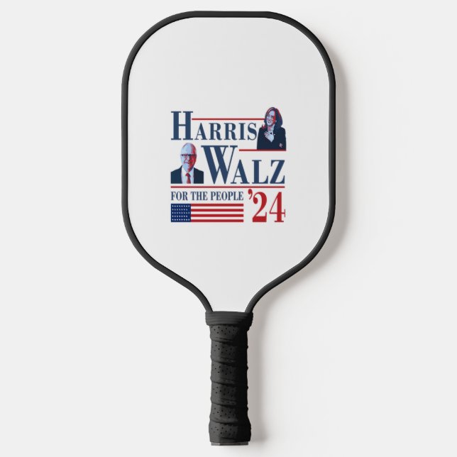 Raquette De Pickleball Harris Walz 2024 Pour Le Peuple (Recto)