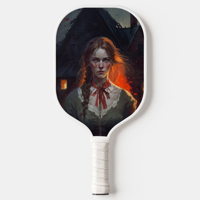 Raquette De Pickleball Haunting house (Recto)