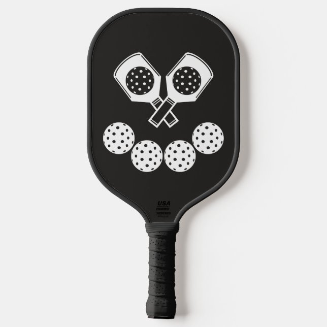 Raquette De Pickleball Heureux (Verso)