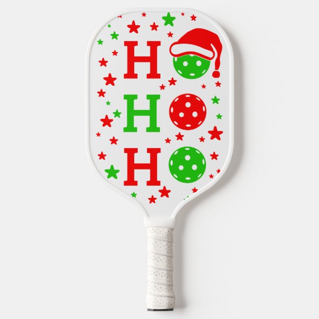 Raquette De Pickleball Ho, Ho, Ho Pickleball Noël (Recto)