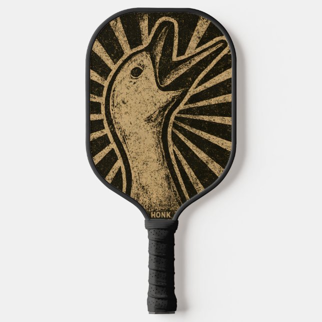 Raquette De Pickleball Honk Goose Funny Duck Chicken Mème (Recto)