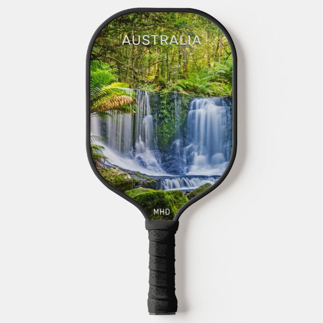 Raquette De Pickleball Horseshoe Falls Australie Custom Monogram (Recto)