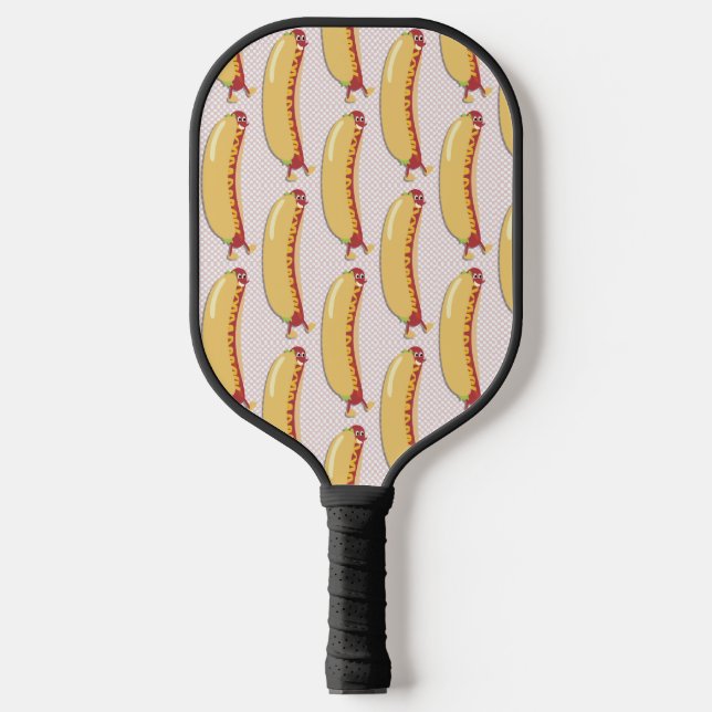 Raquette De Pickleball Hot Diggity Chien Fun Cheeky Retro Caractère (Recto)