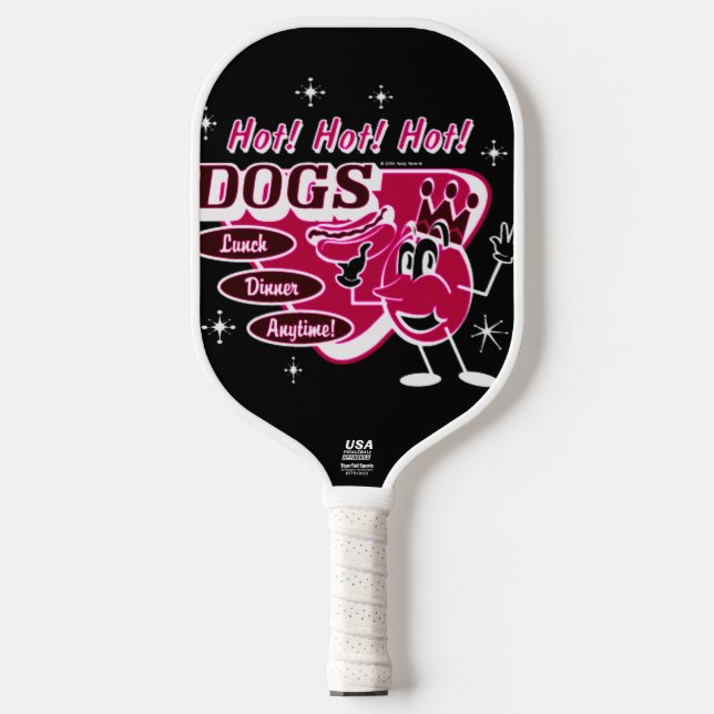 Raquette De Pickleball "Hot Doggie" (Recto)