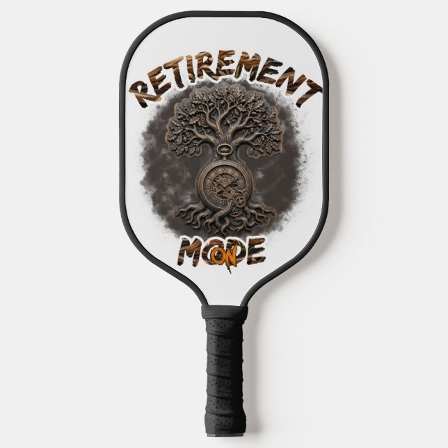 Raquette De Pickleball Humeur de retraite sur  (Recto)