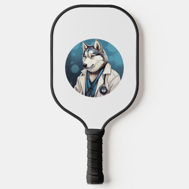 Raquette De Pickleball Husky Dog Doctor (Recto)