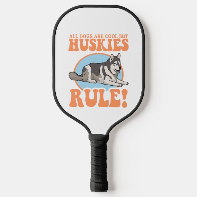 Raquette De Pickleball Husky Dog Owner Huskies (Recto)