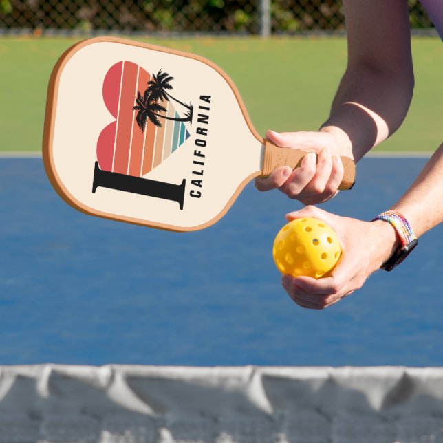 Raquette De Pickleball I ♥ California Retro (Insitu)