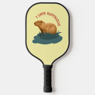 Raquette De Pickleball I Love Capybaras
