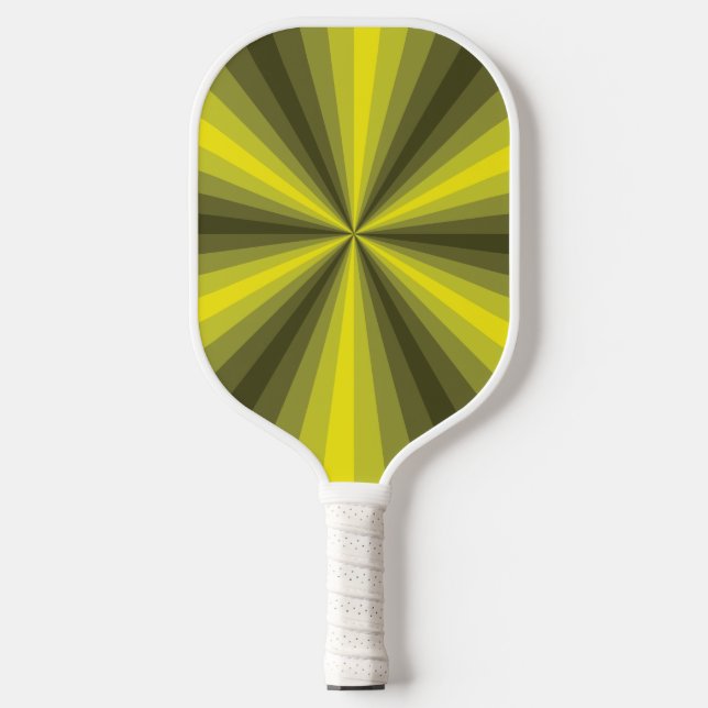 Raquette De Pickleball Illusion optique Jaune (Recto)