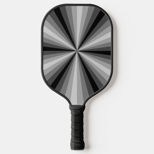 Raquette De Pickleball Illusion optique noir (Recto)