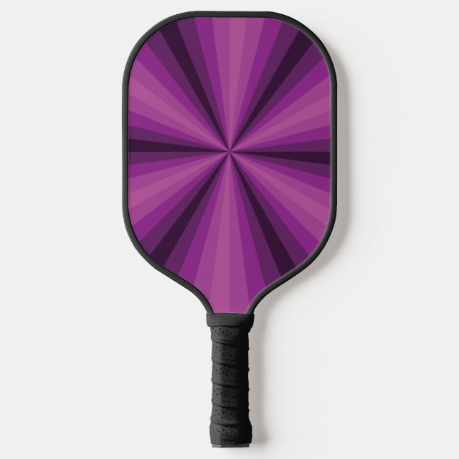 Raquette De Pickleball Illusion optique violet (Recto)