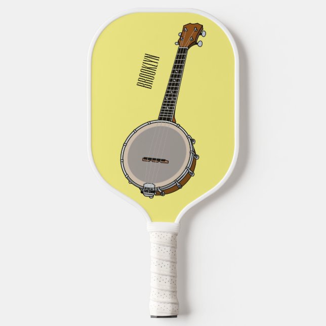 Raquette De Pickleball Illustration de Banjo (Recto)