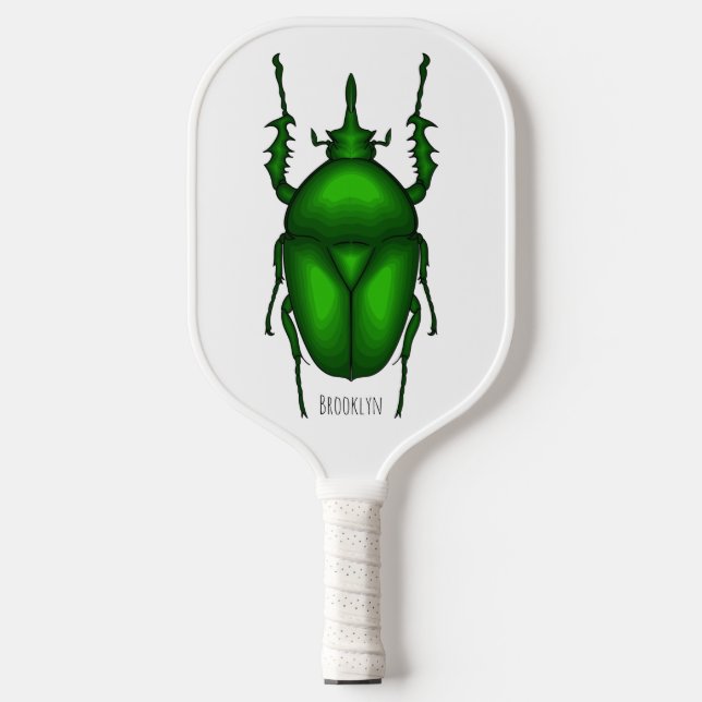 Raquette De Pickleball Illustration de bug Mecynorhina torquata (Recto)