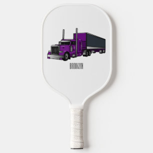Raquette De Pickleball Illustration de camion semi-remorque