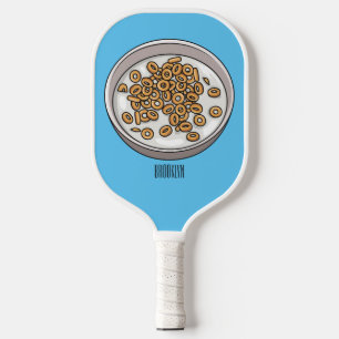 Raquette De Pickleball Illustration de dessin sur les céréales