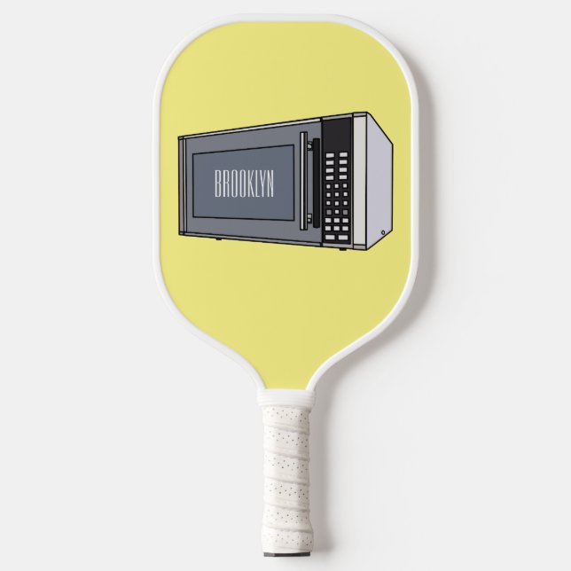 Raquette De Pickleball Illustration de dessin sur micro-ondes (Recto)
