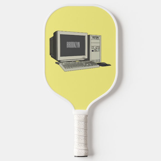 Raquette De Pickleball Illustration de dessin sur ordinateur (Recto)