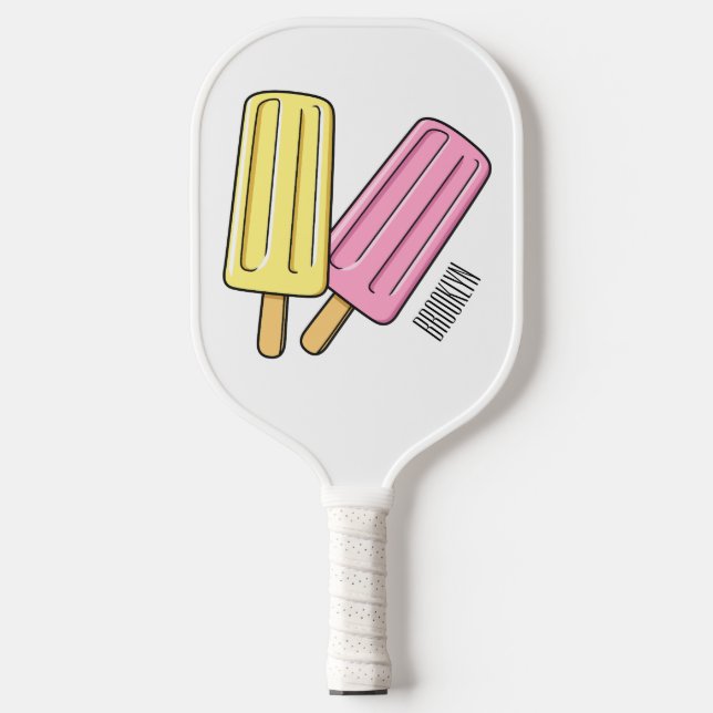 Raquette De Pickleball Illustration de Ice pop (Recto)