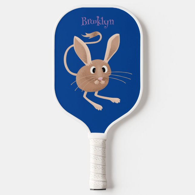 Raquette De Pickleball Illustration de jerboa aux longues oreilles (Recto)