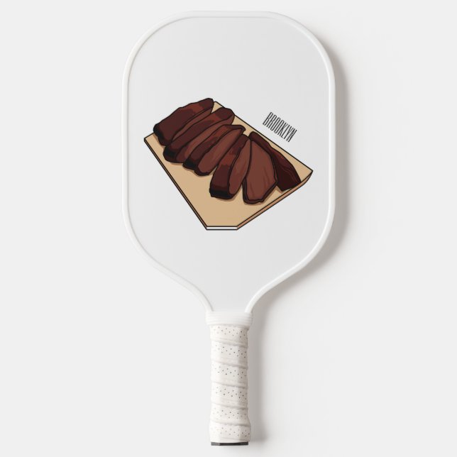 Raquette De Pickleball Illustration de la poitrine de boeuf (Recto)