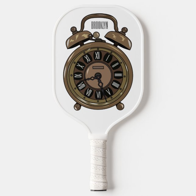 Raquette De Pickleball Illustration de l'horloge d'alarme (Recto)