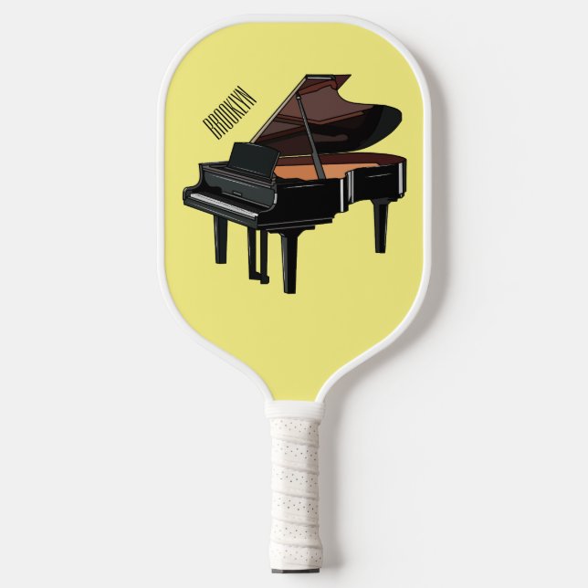 Raquette De Pickleball Illustration de piano (Recto)